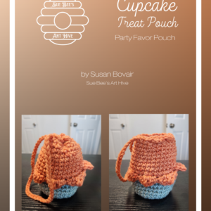 Crochet Cupcake Treat Pouch - Digital Pattern